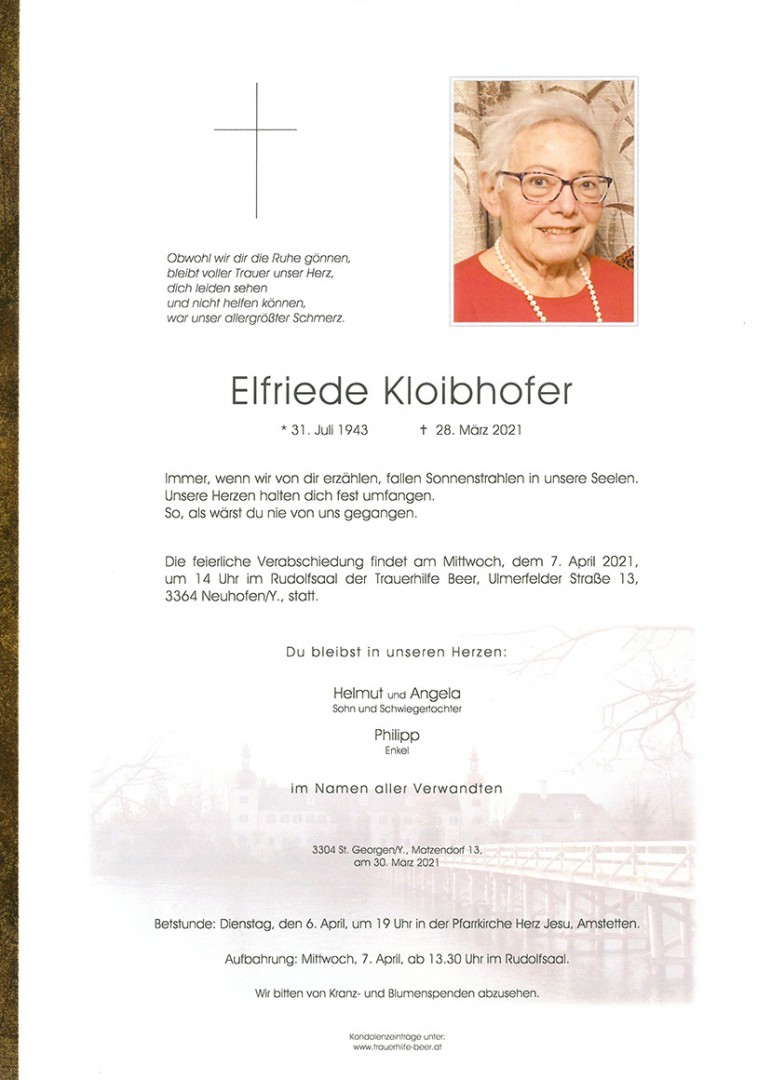 Parte Elfriede Kloibhofer